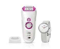 Braun Silk-épil 7 81677775 epilatore Lillà, Bianco 40 pinzette