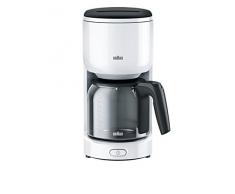 Braun KF3120WH - Caffettiera, colore bianco, 1000 W