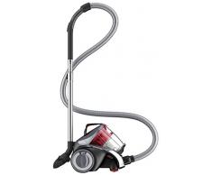 Dirt Devil DD5254-3 Aspirapolvere Multiciclonico senza Sacco Compatto, Grigio/Rosso