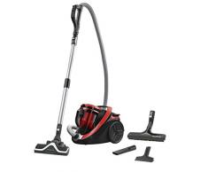 Rowenta RO7623EA Silence Force Cyclonic Parquet, Aspirapolvere a Traino Senza Sacco, Tecnologia Ciclonica, Silenzioso con Soli 67 dB(A), Capacità 2.5 l