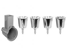 SMEG Accessorio Grattugia a Cilindri SMSG01, di plastica, Cromo