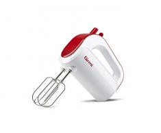 Girmi SB02 Sbattitore Elettrico, 170W, 5 Velocità + Turbo, Bianco/Rosso