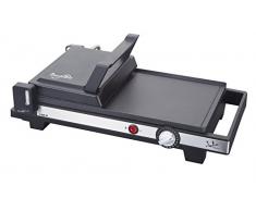 JATA GR269 Griglia di contatto Da tavolo Elettrico 2200W Nero barbecue e bistecchiera