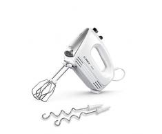 Bosch CleverMixx Spotlight SBATTITORE Elettrico, 500 W, 75 Decibel, Plastica, 4 velocità, Bianco