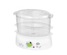 DCG DG2334 Vaporiera elettrica 2cest 600w-dg2334 Elettrodomestici per la casa, Bianco