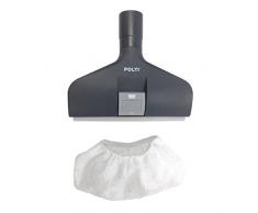 Polti - Spazzola e cuffietta in spugna per pulizia vetro 2 in 1, per Unico