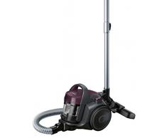 Bosch BGC05AAA1 Aspirapolvere a Carrello Senza Sacco, 700 W, 1.5 Litri, 78 Decibel, Plastica, Viola / grigio