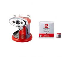 illy Macchina da Caffè a Capsule Iperespresso X7.1, Rosso + Capsule Caffè Iperespresso Tostato Classico, 6 Confezioni da 18 Capsule, Totale 108 Capsule
