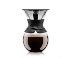 Bodum: Macchina per il caffè con filtro permanente, 8 tazze, 1l, 34oz, Nero
