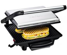 Tefal Inicio GC241D Contact grill Tabletop Electric 2000W Black, Silver barbecue - Barbecues & Grills (2000 W, Contact grill, Electric, 750 cm², Tabletop, Grate)