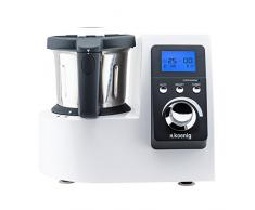 H.Koenig HKM1032 Robot da cucina multifunzione, 9 velocità + funzione turbo, Easy pad control 1300W