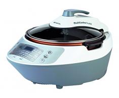 Ariete 2945 Multicooker Twist Pentola Multifunzione Cuocivivande con Pala Mescolatrice, Display LCD, 30 Programmi Preimpostati, Cestello 5 L, Ricettario, Bianco/Grigio
