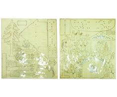 Presepe Legno 45X45 Decoupage