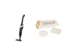 Rowenta RH8055WA Powerline Extreme, Scopa Elettrica con Sacco e con Filo, con Kit Animal Care Capacità 2.2 l, Potenza 750 W & ZR0050 Set 5 Sacchi Scope + 2 Microfiltri per Aspirapolvere