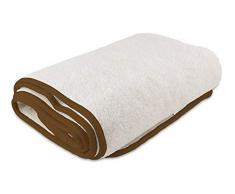 Beper RI.402 Scaldaletto Singolo in Lana Sintetica, Poliestere, Bianco (Weiß)