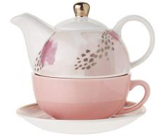 Pinky Up 5852 Addison rosa astratto set da tè, multicolore