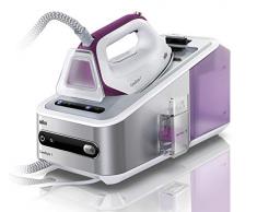Braun IS7144.WH Ferro da Stiro a Caldaia, 2400 W, 2 Litri, Plastica, Bianco, Grigio e Viola