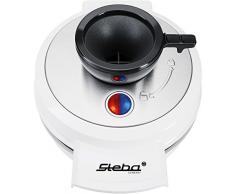 Steba We 20 Volcano macchina per Waffle con Innovativa Imbuto di riempimento apertura, Bianco