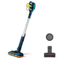 Philips Kit Multifunzione FC6727/01 SpeedPro Aspirapolvere Senza Fili, aspirante a 180°, 21,6 V, autonomia 40 min, Due impostazioni di velocità, Mini Spazzola Integrata, luci LED, Blu