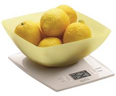 Laica KS1012 Bilancia da Cucina Elettronica, 3 kg, Ciotola Gialla