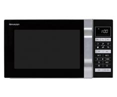 Sharp Home Appliances R860S Piano di lavoro Microonde combinato 25L 900W Argento forno a microonde