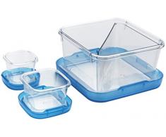 Oxo Good Grips 6-2/7 tazze Top Blocco Pranzo Set, Blu