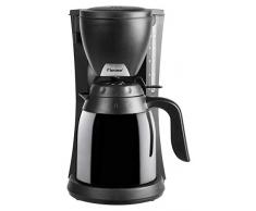 Bestron Macchina da caffè americano con caraffa termica, Per caffè macinato filtrato, Per 10 tazze, 800 Watt, Nero