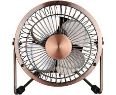 Status Portable USB Mini ventilatore, colore: Blu Antique Metal