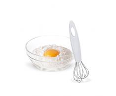 Metaltex - Frusta in acciaio inox con manico in ABS 20 cm argento