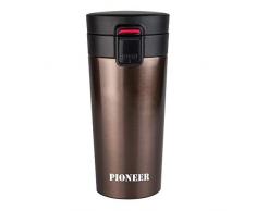 Pioneer SVT380BR Tazza da caffè, Acciaio Inossidabile, Marrone