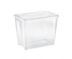 Tontarelli Set Contenitore Organizzazione Spazi 4 pezzi 67 lt Trasparente