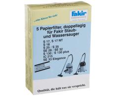 Fakir 2601805 - Sacchetti di carta per aspirapolvere, confezione da 5