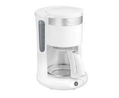 Moulinex Principio Plus FG264100 - Caffettiera, 22,20 x 25,6 x 34,5 cm, colore: Bianco/acciaio INOX