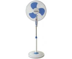 HOWELL VEP411MQ Ventilatore a Piantana, 45 Watt, Bianco/Blu, 40x130 cm, 230 V