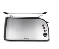 grossag, Tostapane per 4 fette, forma allungata, 1350 Watt, Nero (Schwarz)