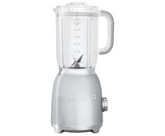 SMEG Frullatore BLF01SVEU, 1.5 Litri, Vetro, Argento