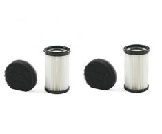 Kooper 2196261, Set 4 filtri Ricambio aspirapolvere Airone, Nero