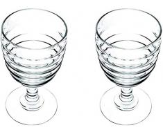Portmeirion 440388 - Set di 2 calici da vino, trasparenti