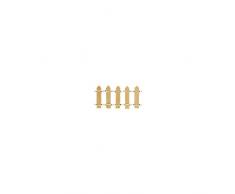 Rayher 8889731 - Recinzione da giardino, 90 x 3 cm, colore: Naturale