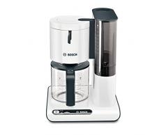 Bosch TKA8011 Styline Macchina da Caffè, 10 Tazze, Colore Bianco/Antracite, 1160W