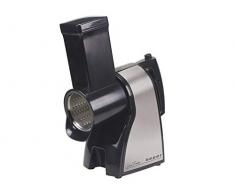 Beper BP.400 – Affettaverdure Elettrico Acciaio, Grattugia Elettrica, 3 Coni in Acciaio Intercambiabili, Taglio Julienne, Fette e Grattugia, Tritatutto Multifunzione, Multi-Function Grater and Slicer