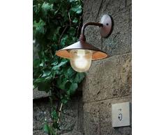 Sovil Applique Spectre 60 w - cm 29 x 33 x 13 corten