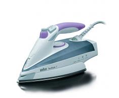 Braun TS755E TexStyle 7 Ferro da Stiro a Vapore, 2400 W, 400 milliliters, Plastica, Lilla e Bianco