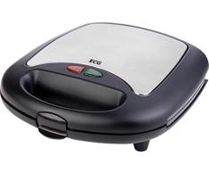 ECG S 299 3in1 Macchina per Sandwich/Toaster, 3 Piastre Intercambiabili, Grill, Triangolare e Waffel