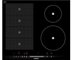 Siemens EX675LEC1E piano cottura Alluminio, Nero Incasso A induzione