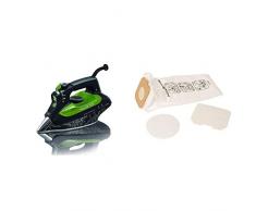 Rowenta DW6010 Eco Intelligent Ferro da Stiro a Vapore, Potenza 2400 W & ZR0050 Set 5 Sacchi Scope + 2 Microfiltri per Aspirapolvere