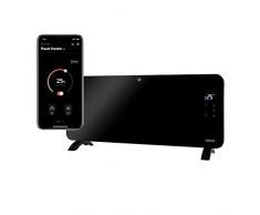 Princess Termoconvettore Vetro Smart 341500 - Controllo con App - 1500 W – Nero