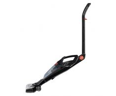 Di4 Aspirovac Flex – Prodotto 2 in 1 Sistema ciclone + aspirapolvere Portatile, Batteria a Litio di 25.6 V, Colore Nero/Rosso. Grande Autonomia Ricarica Veloce, 25 W, Plastico