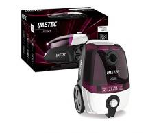 Imetec Extreme Filtration + 8175, Aspirapolvere Senza Sacco, Compatto, Doppio Filtro Hepa Ipoallergenico, Spazzola per Parquet, Tecnologia Ciclonica, Potenza Regolabile