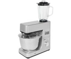 Bestron AKM1600S Robot da Cucina, 1200 W, Alluminio, Argento